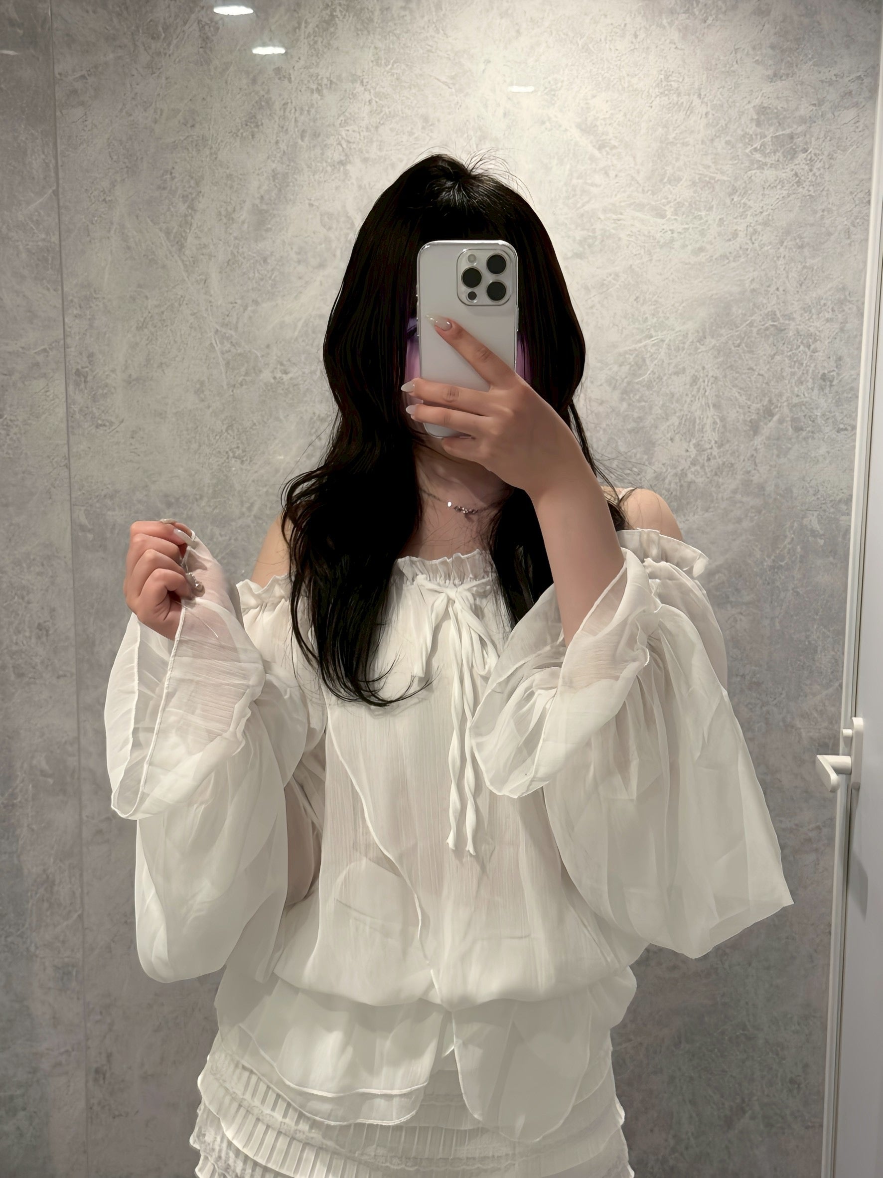 シフォントップス2色