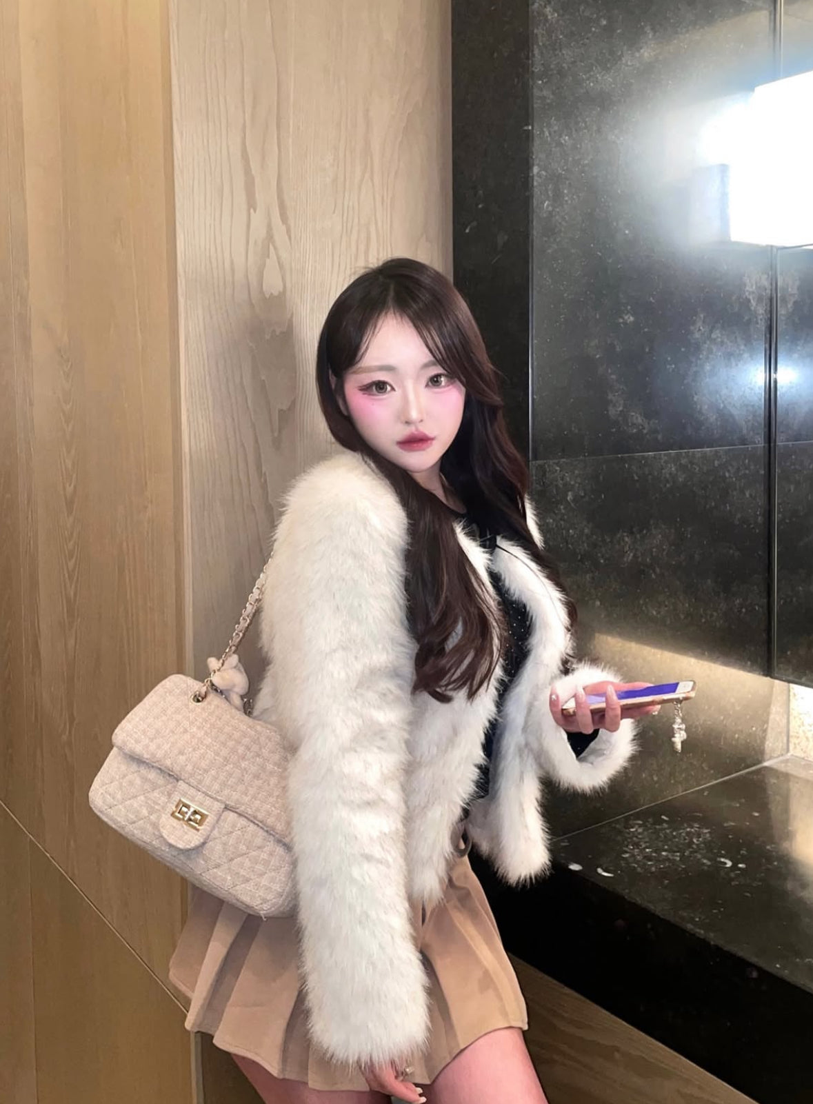 ファーコート 3色