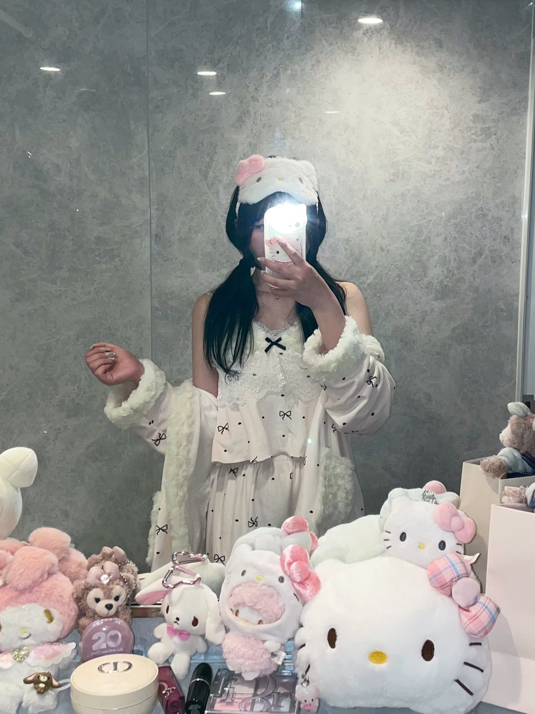 girlyリボン3点セットルームウェア