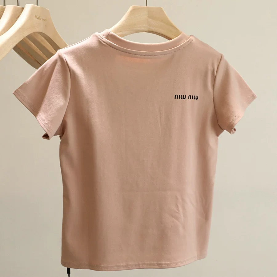 細見え！美シルエットTシャツ 6色