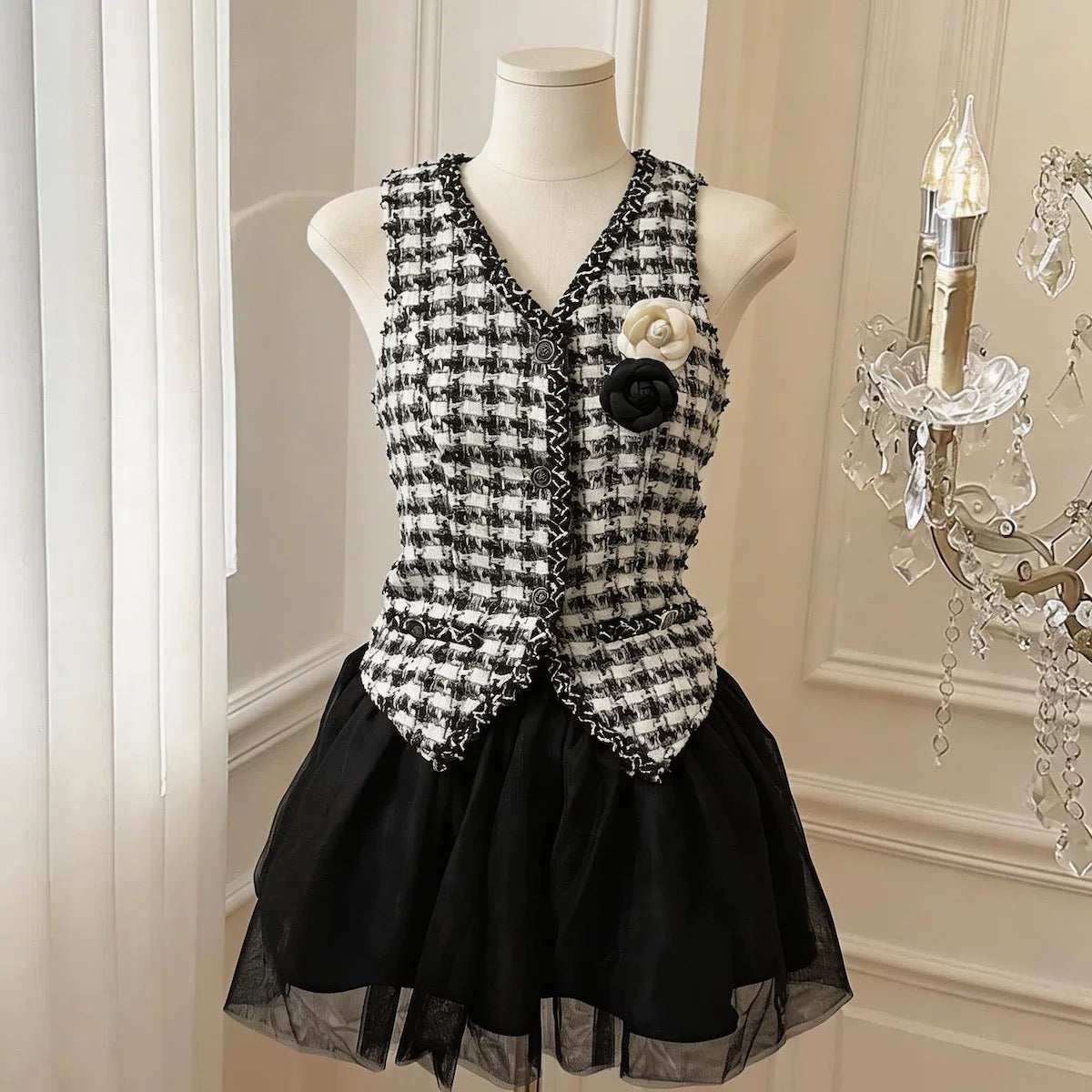 tweedセットアップ 2色