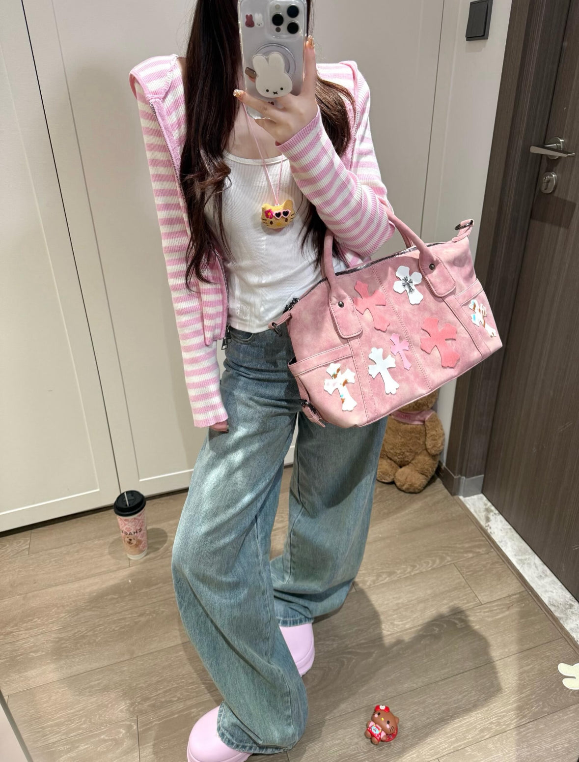大容量クロスバッグ2色