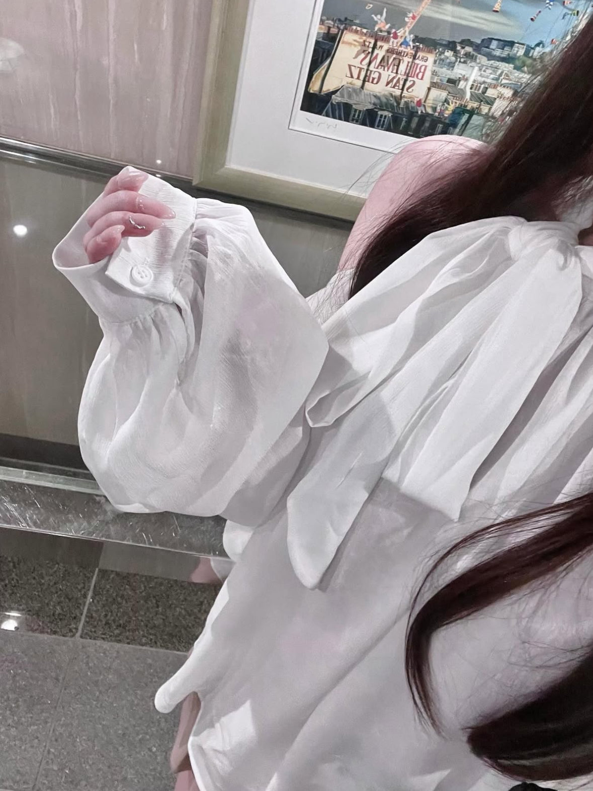 シフォンワンホントップス3色